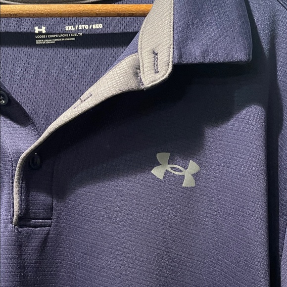 Under Armour Men's Navy Blue Polo Shirt - Picture 5 of 5